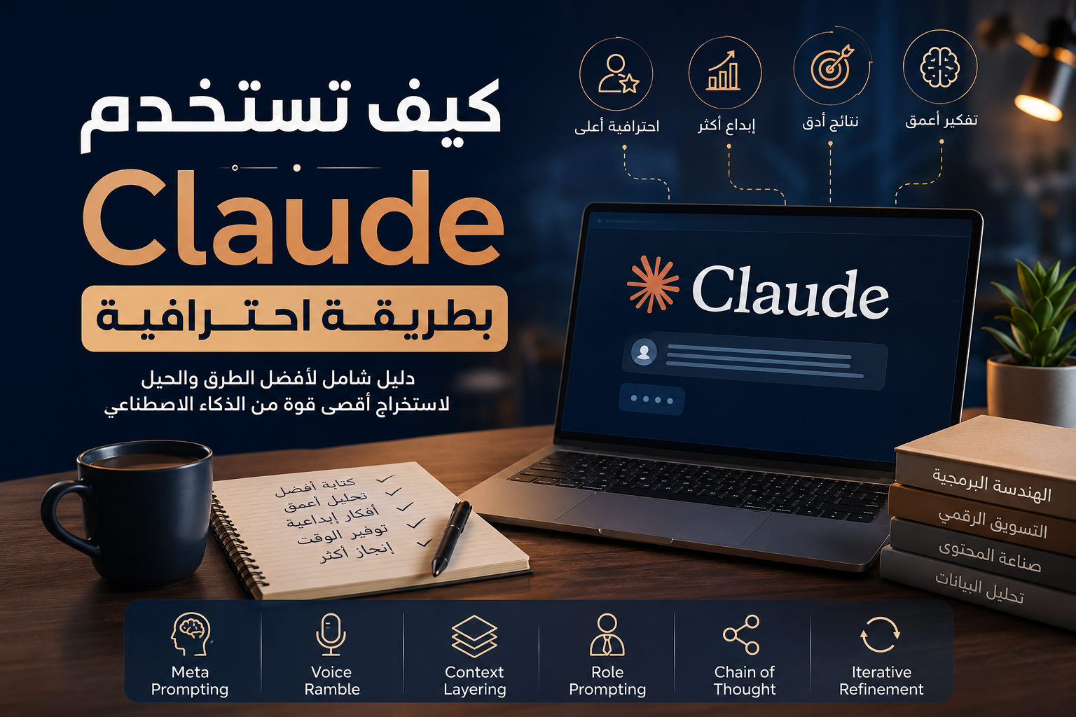 كيف تستخدم Claude بطريقة احترافية