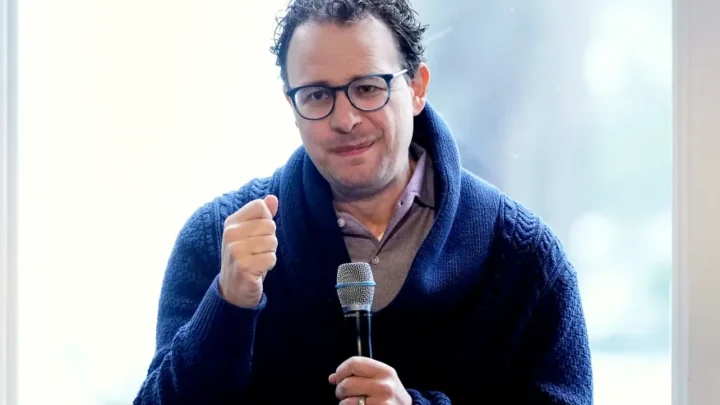 FILE – Dario Amodei, CEO & Co-Founder of Anthropic, speaks on a panel at the convening of the International Network of AI Safety Institutes at the Golden Gate Club at the Presidio in San Francisco, Nov. 20, 2024. (AP Photo/Jeff Chiu, File)
