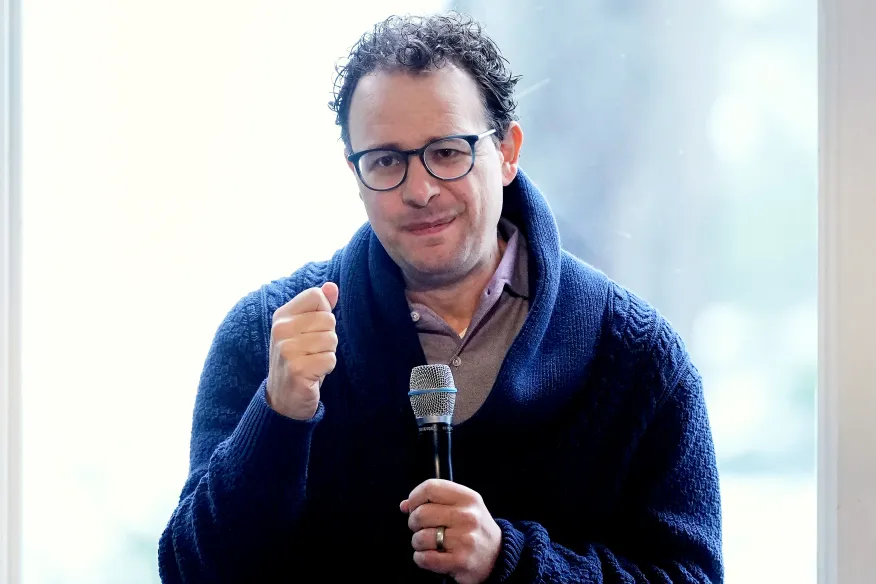 FILE – Dario Amodei, CEO & Co-Founder of Anthropic, speaks on a panel at the convening of the International Network of AI Safety Institutes at the Golden Gate Club at the Presidio in San Francisco, Nov. 20, 2024. (AP Photo/Jeff Chiu, File)